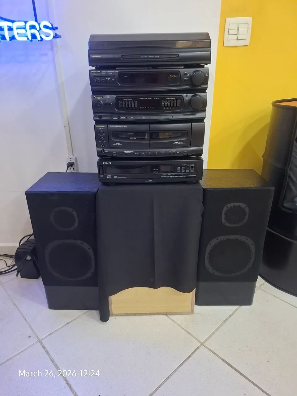 Aparelho de som Panasonic 