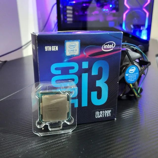 i3-9100F | Processador Intel com caixa e cooler original