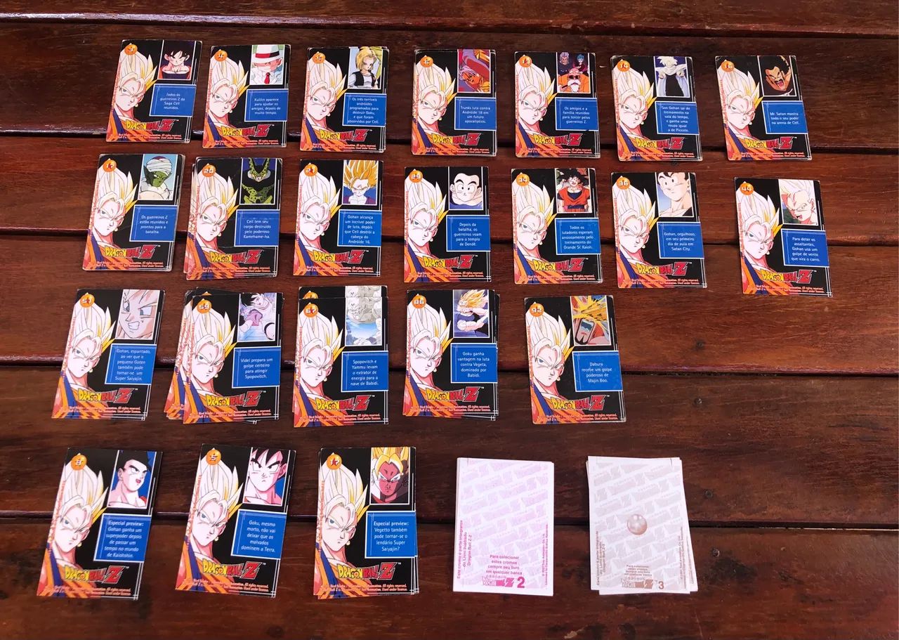 Cards Dragon Ball Z - Livros e revistas - Vila Garcia, Patos de