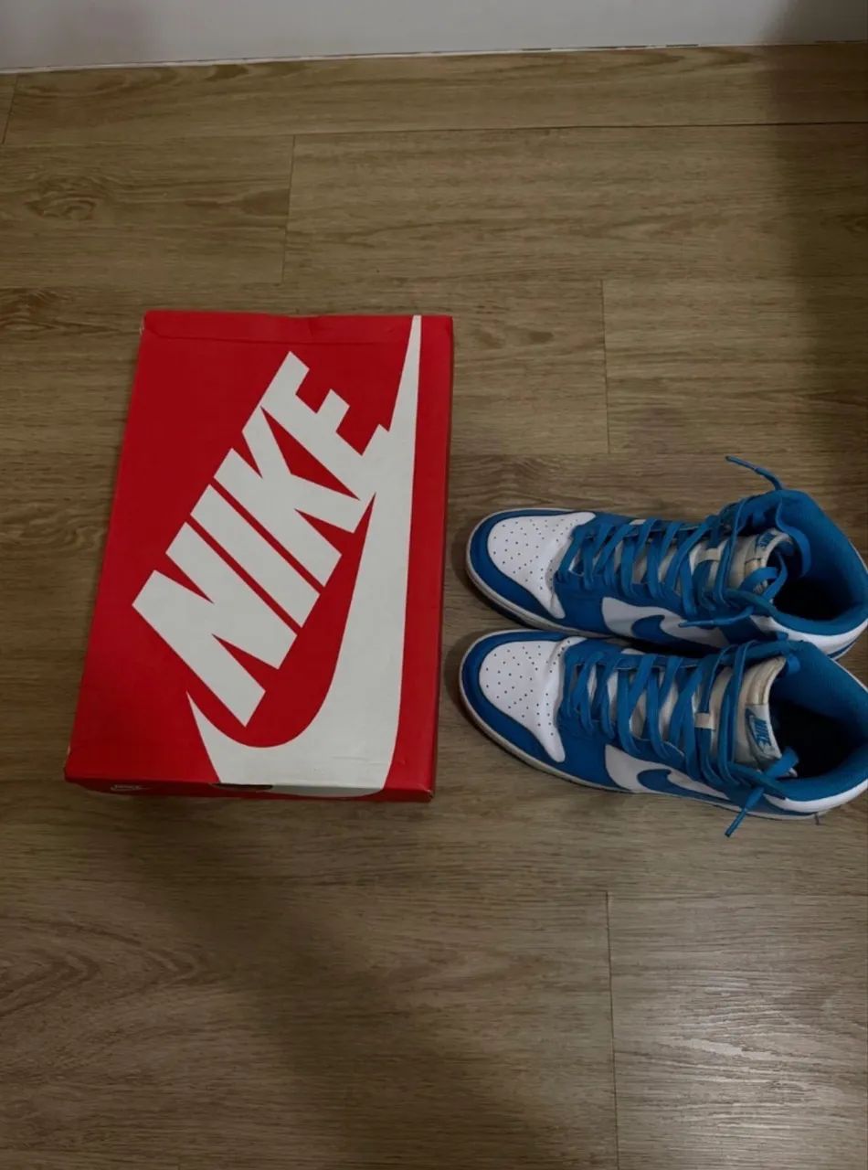 NIKE DUNK HIGH RETRO LASER BLUE - Foto 5