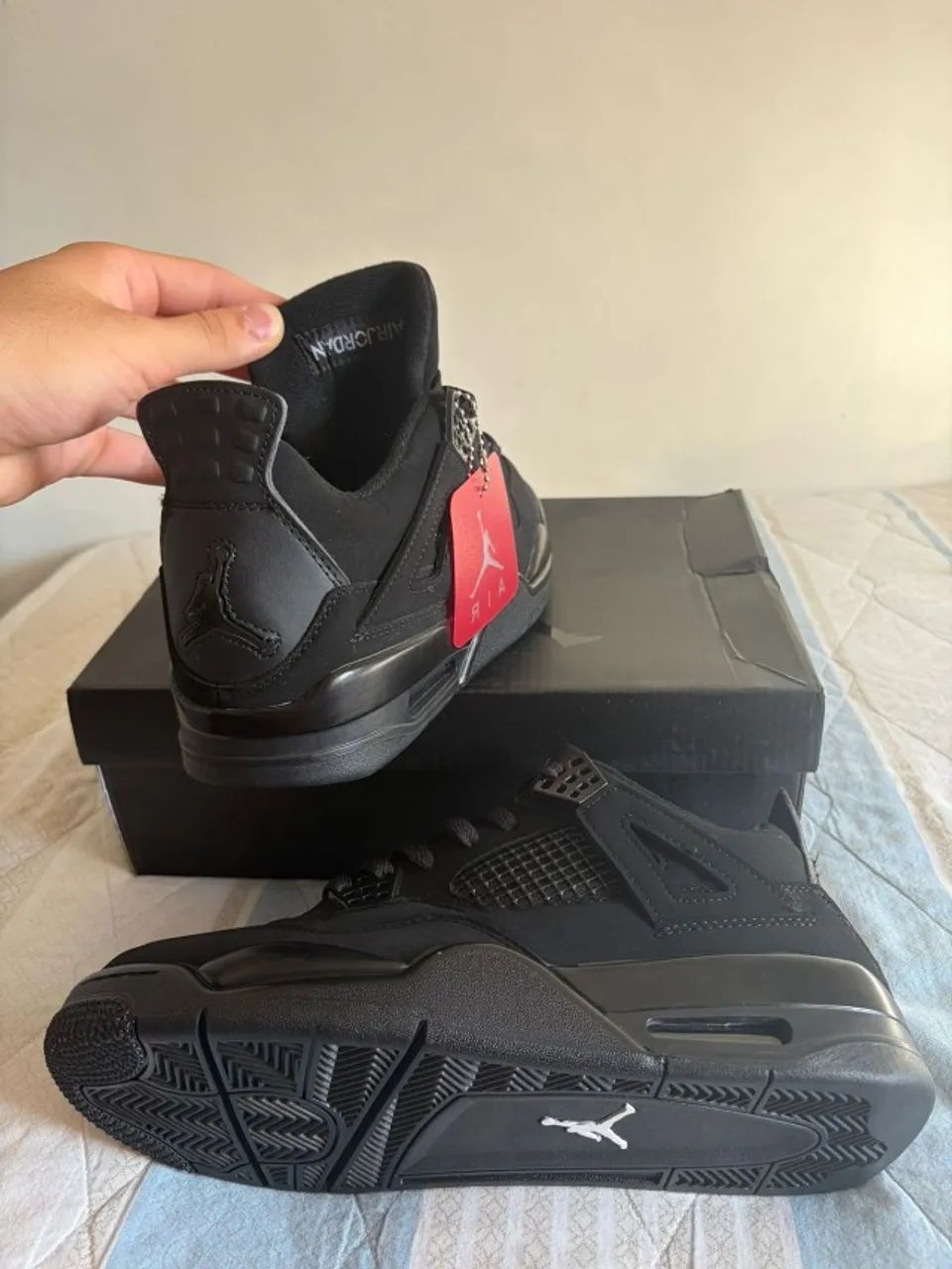 Nike Air Jordan 4 Black Cat - Foto 4