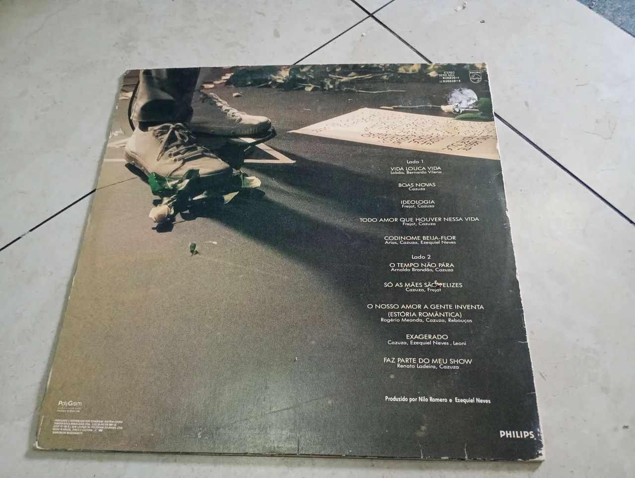 LP Cazuza com encarte  - Foto 2
