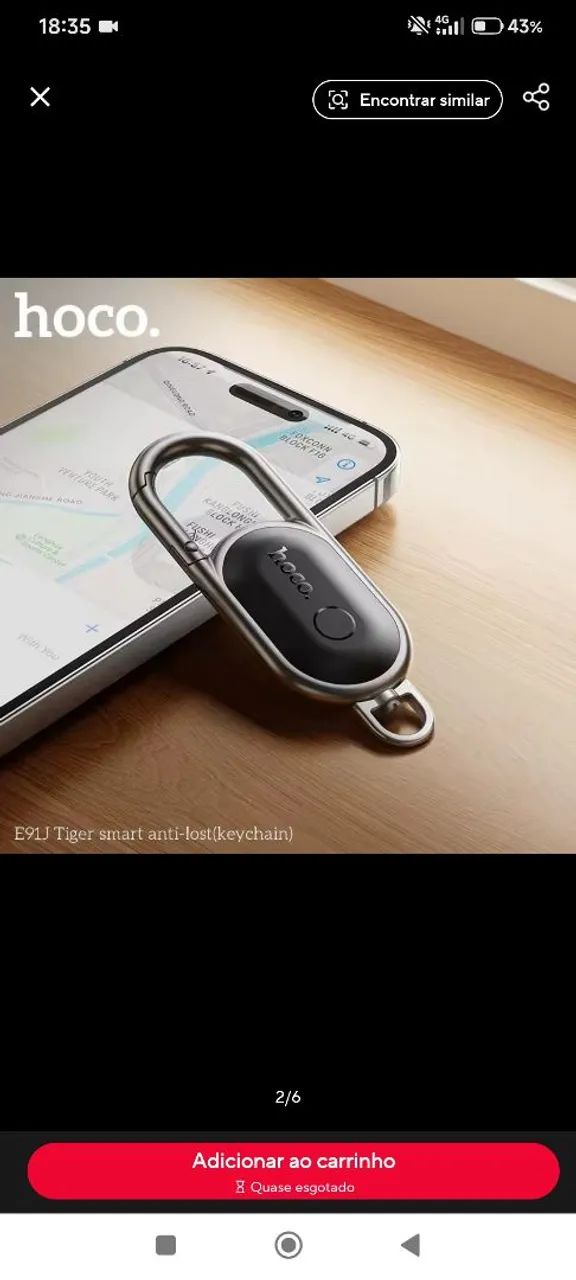 SMART TAGS hoco certificado find MY iPhone. Bluetooth e GPS. 