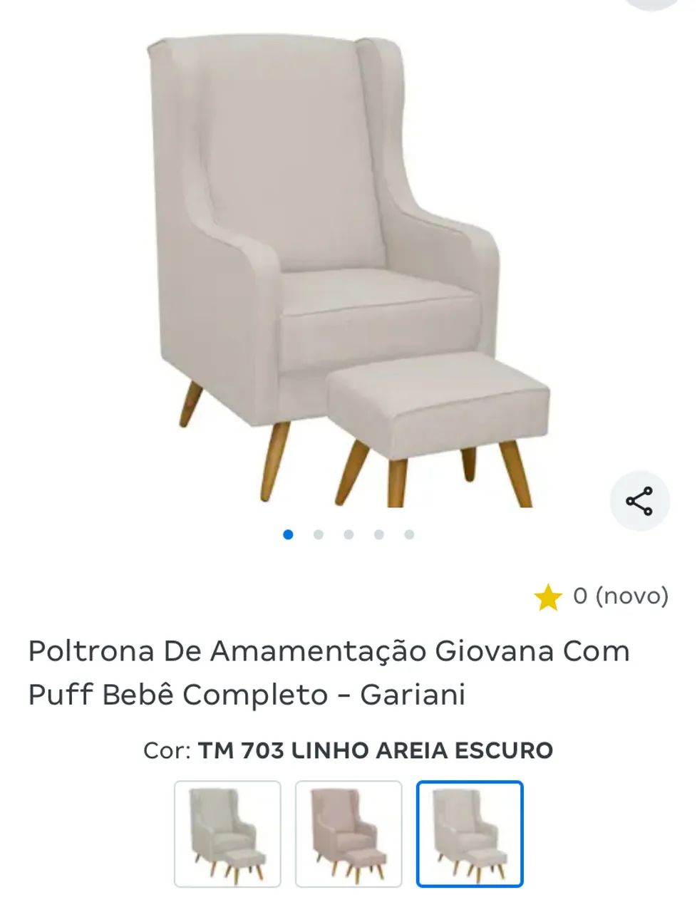Poltrona de amamentação  - Foto 3
