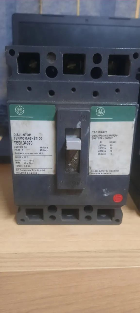 Disjuntor GE 250A / 200A / 125A / 100A / 70A  - Foto 5