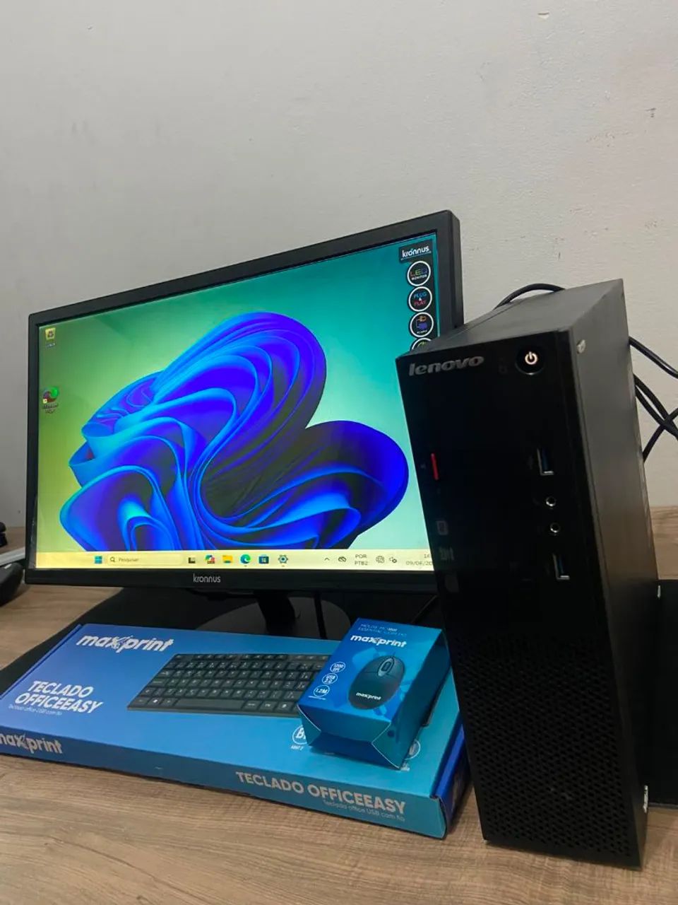 Pc LENOVO COMPLETO i3 de 6° geração 8GB DDR4 - 1ano de garantia  - Foto 4