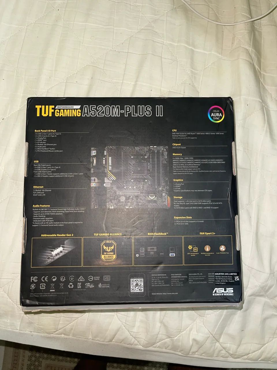 Placa mãe A520 tuf gaming