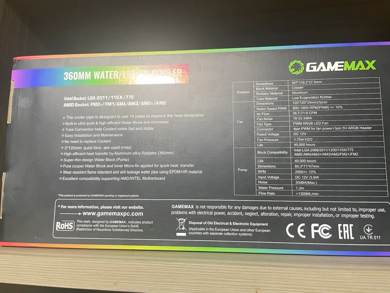 Watercooler gamemax ice hill 360 Argb - Foto 2