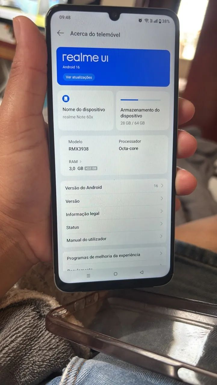 Realme Note 60x 64GB - Impecável, Estado de Novo - Foto 3