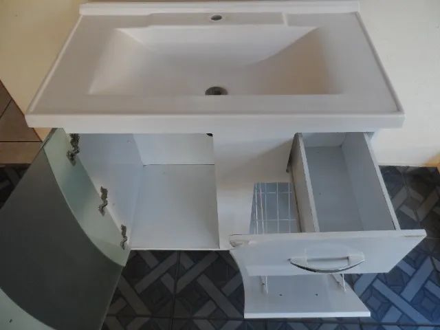 Kit Lavatório + Gabinete Fabribam  - Foto 4