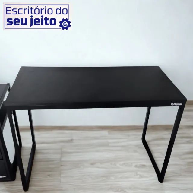 Escrivaninha Reforçada 1m NOVA Mesa Multiuso Industrial para Computador Notebook PC Gamer