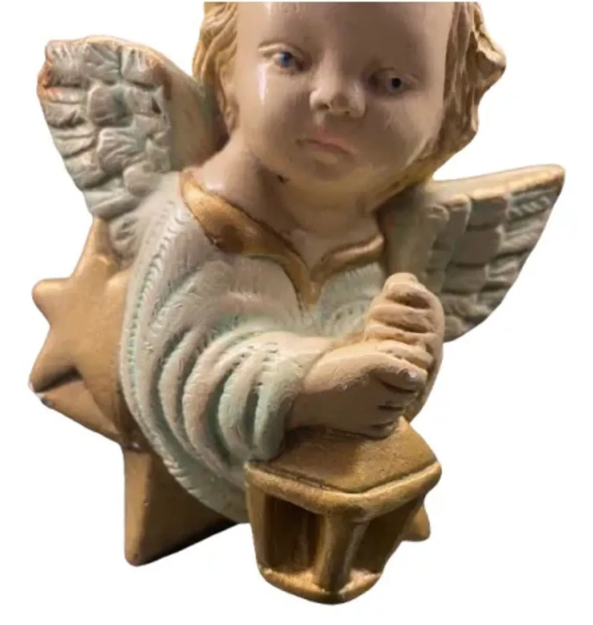 Mini bibelô de anjo antigo - Foto 3