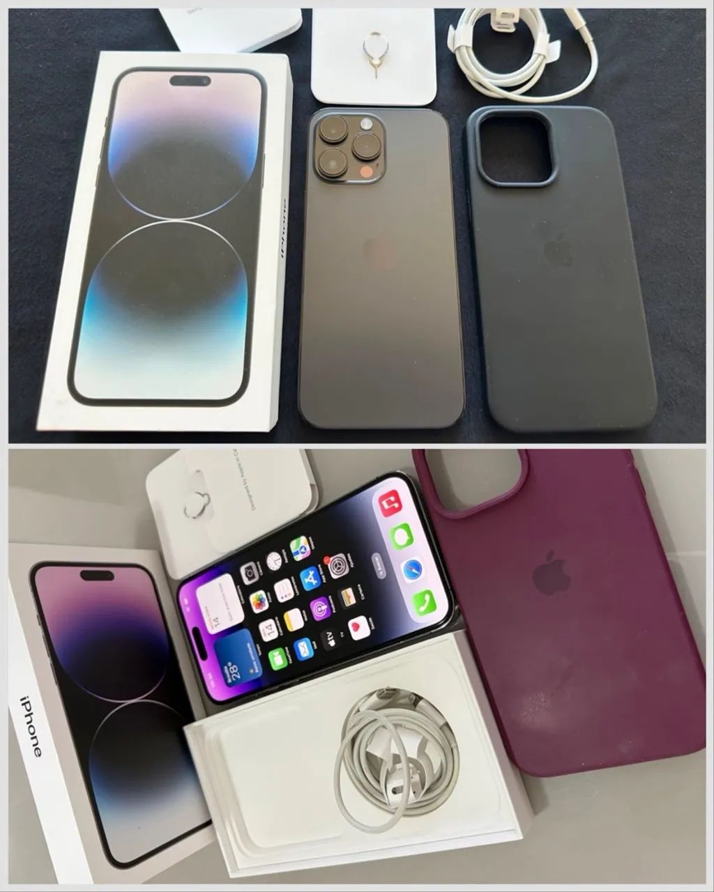 iPhone 14 Pro Max, 128gb (ROXO OU PRETO)