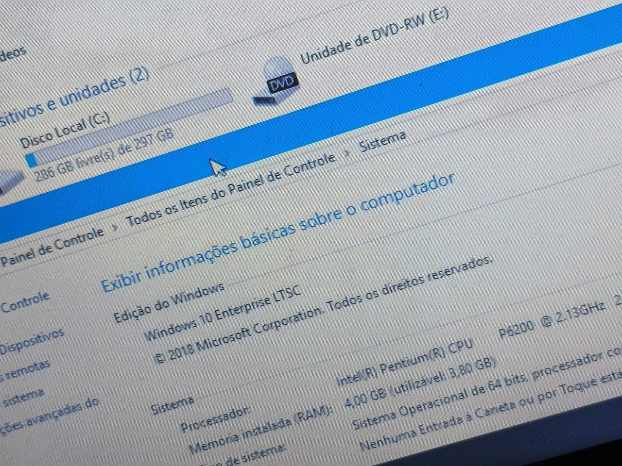 Notebook LG 320 GB / formatado / office / bem rápido e conservado  - Foto 4
