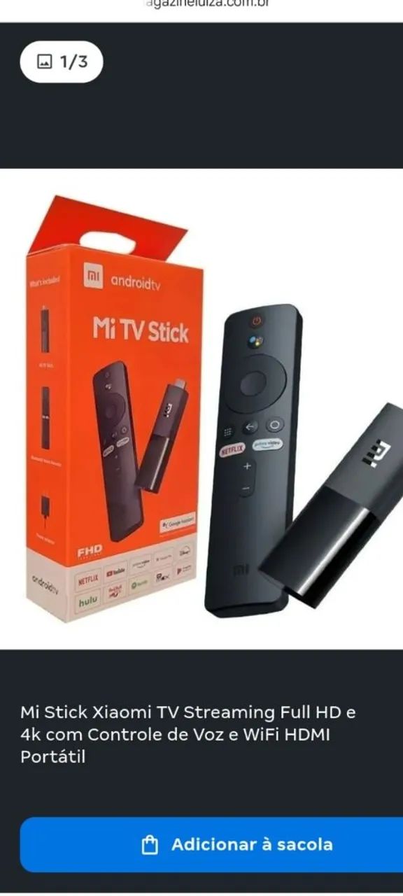 Vendo mi stick tv xiaumi 
