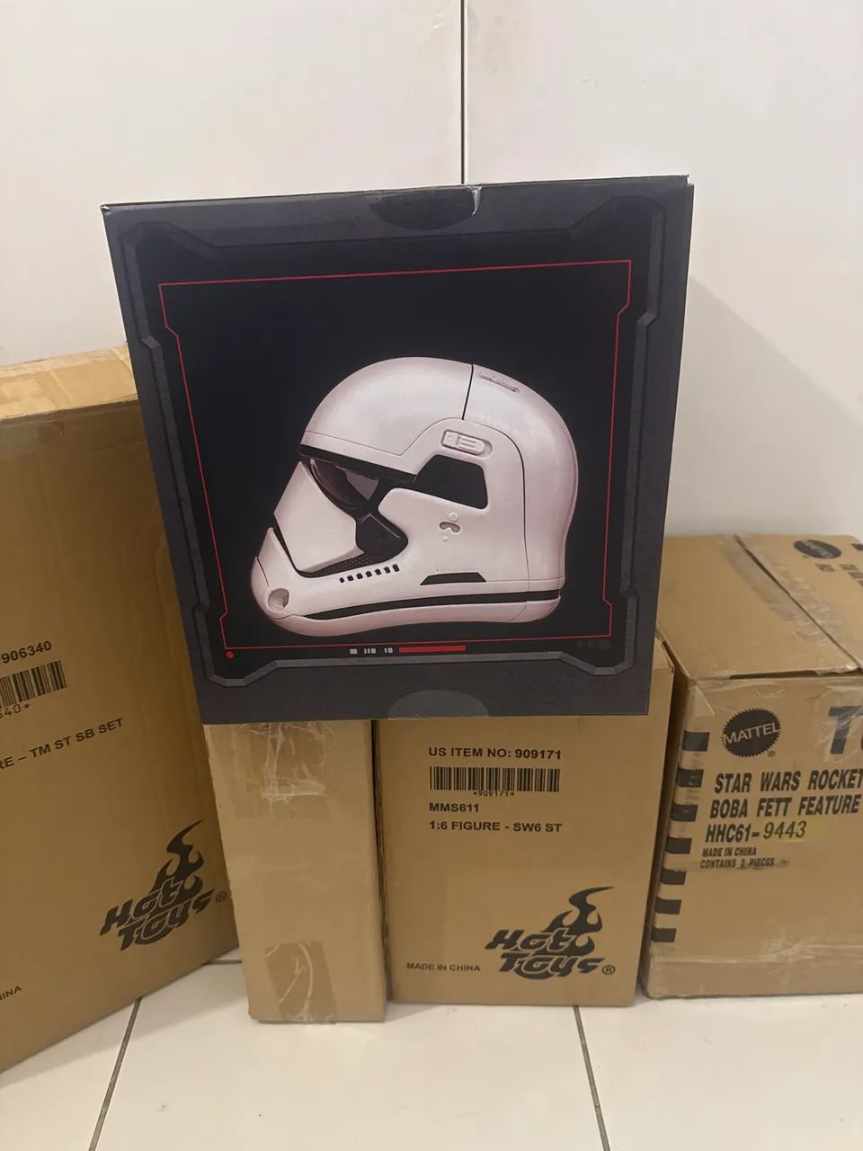 Star wars capacete tamanho real eletrônico first order  - Foto 2