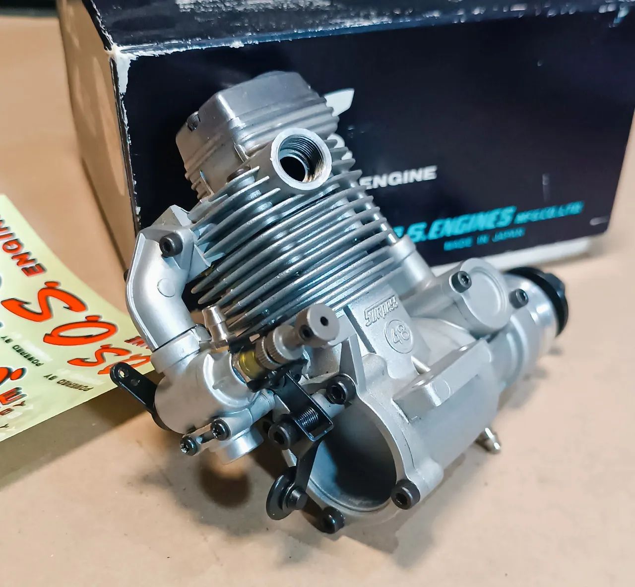 Os Max FS-48 Surpass 4 tempos motor aeromodelo nitro glow  - Foto 4