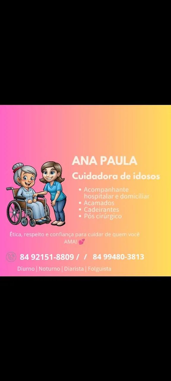 Cuidadora de idosos 