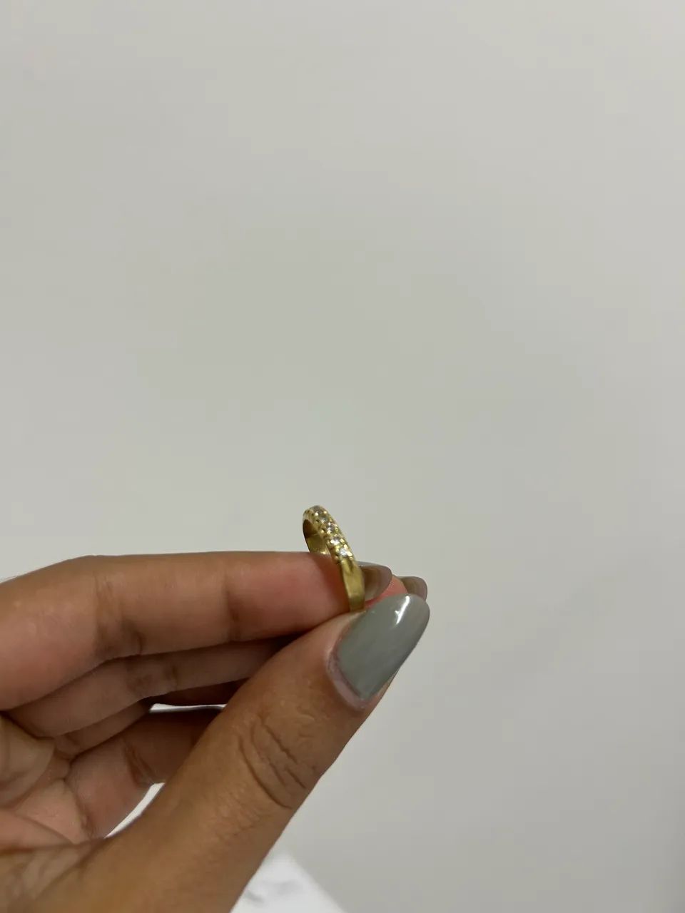 Vendo meia aliança em ouro  - Foto 2