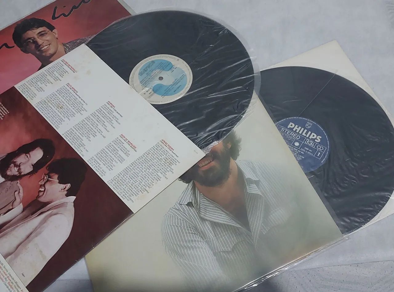 Lote 2 LPs Ivan Lins: Homônimo 1979 + Daquilo que eu sei 1980 - Zerados - Foto 2