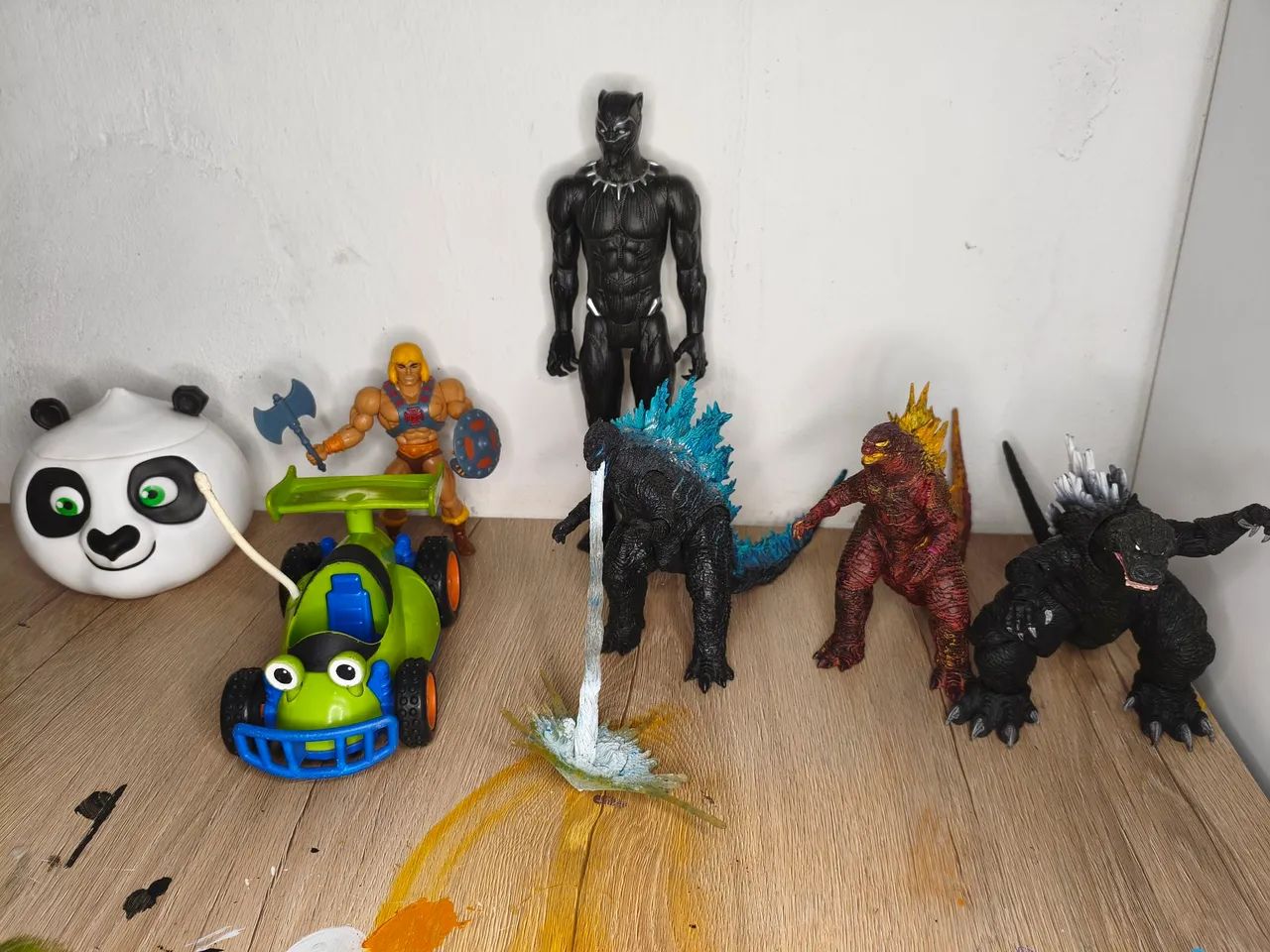 Coleção de heróis - dinossauro - película - ection figura - he-man - Marvel - Foto 3
