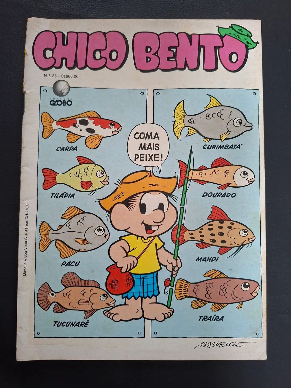 HQ Chico Bento Numero 35 Editora Globo