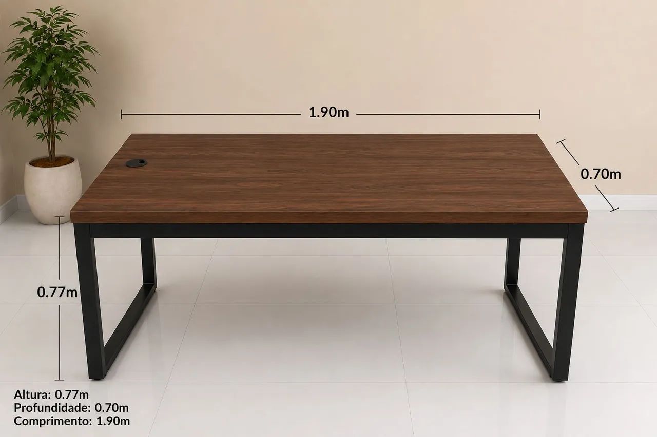 Mesa para escritório 1.90m 
