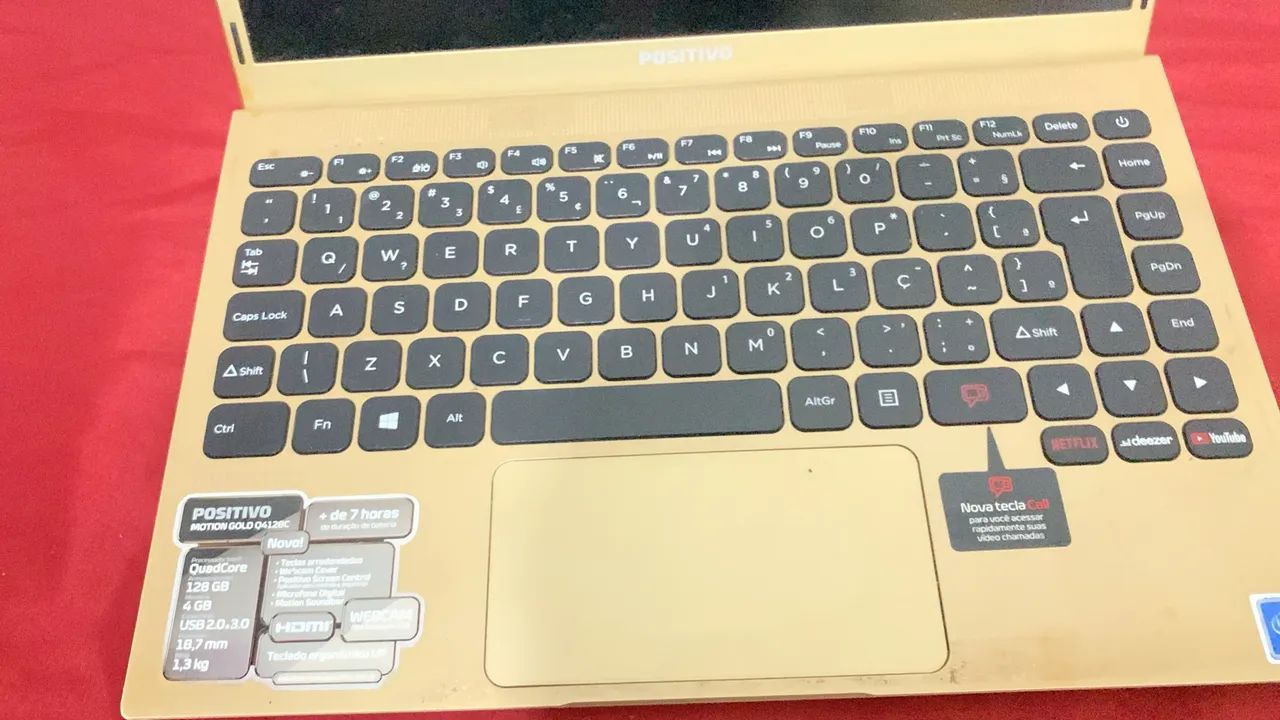 Notebook da positivo dourado - Foto 3