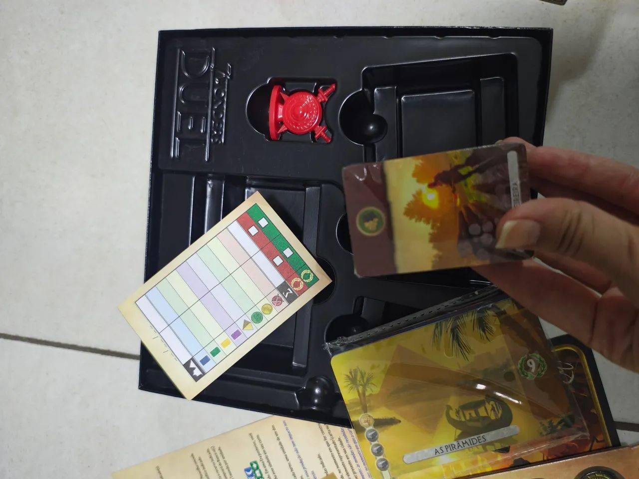 7 Wonders Duel Galápagos Jogo De Tabuleiro - Foto 5