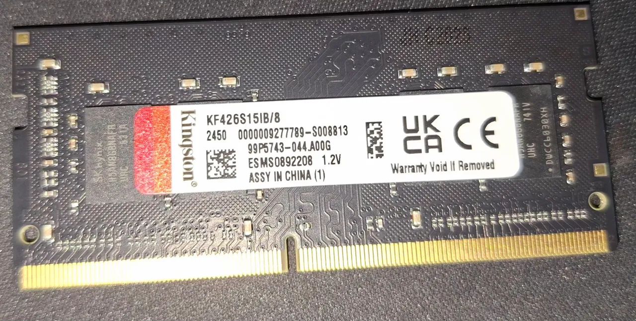 Memoria RAM 8GB Notebook 