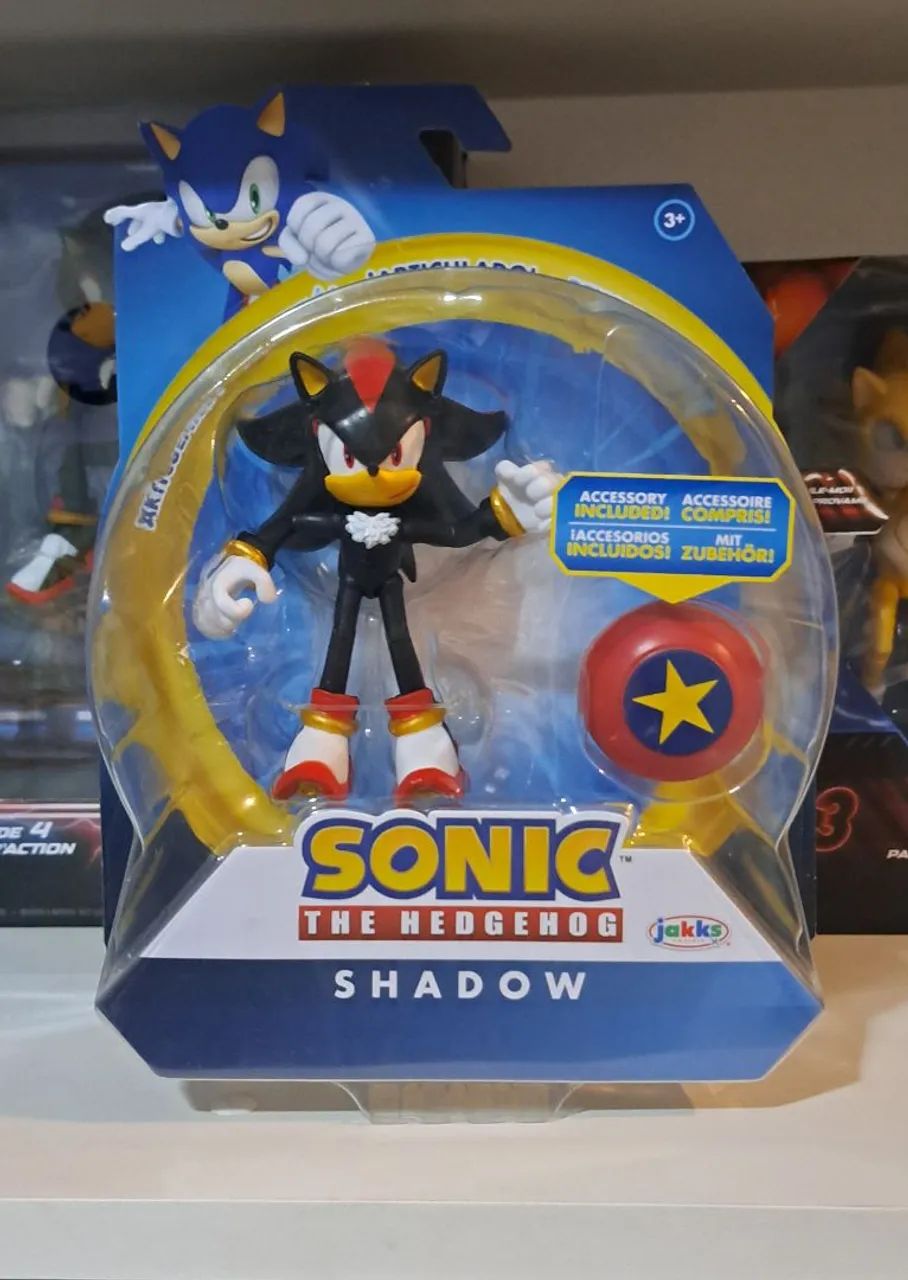 Bonecos Sonic e Shadow - Originais - Foto 4