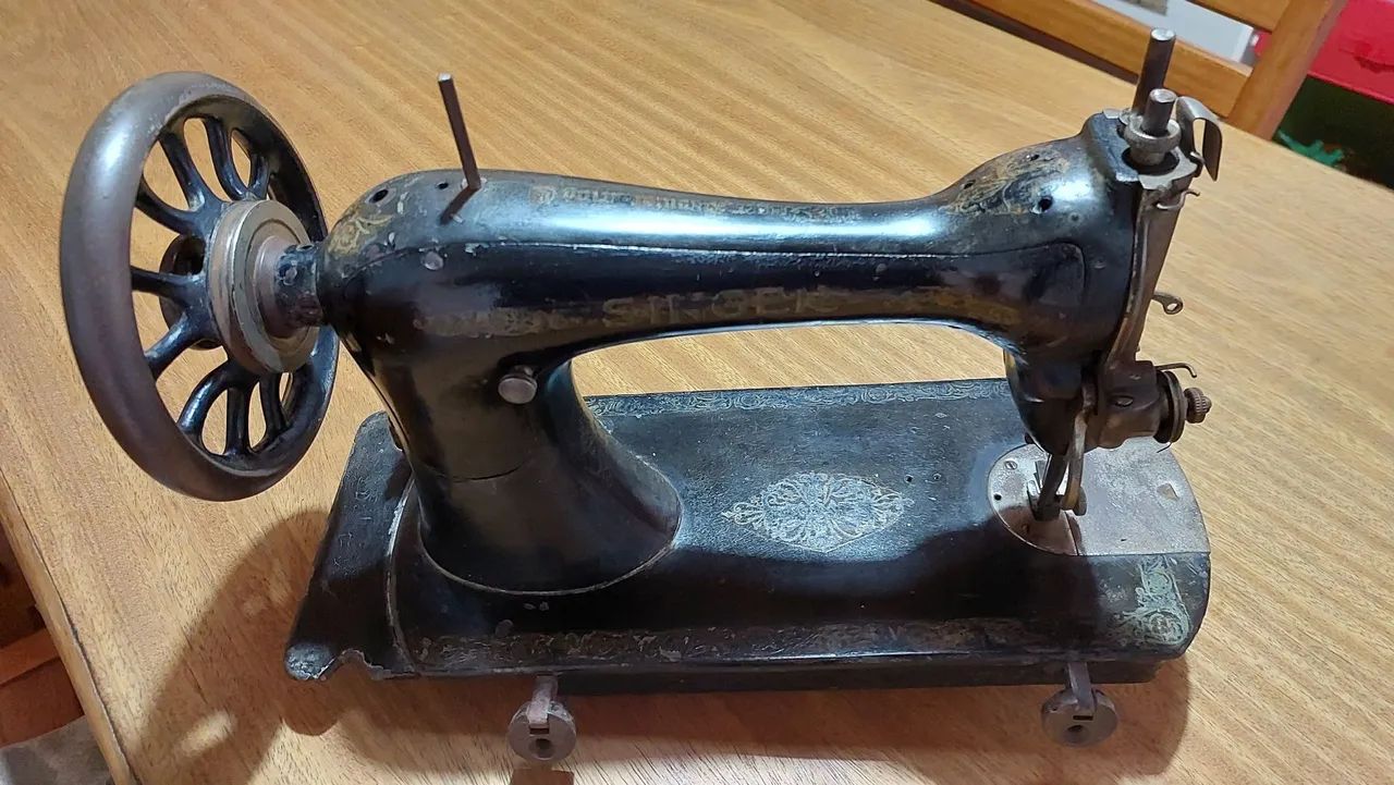 Máquina de costura antiguidade singer 