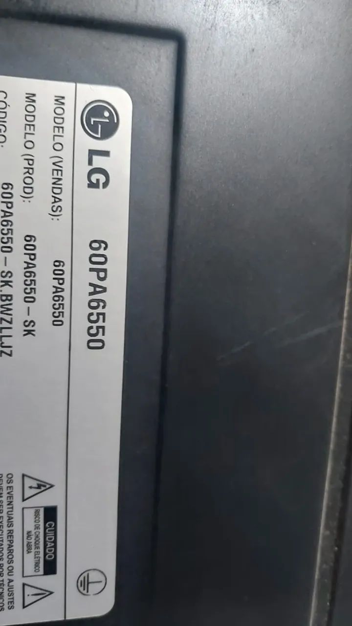 Tv lg 60 polegadas não smart - Foto 4