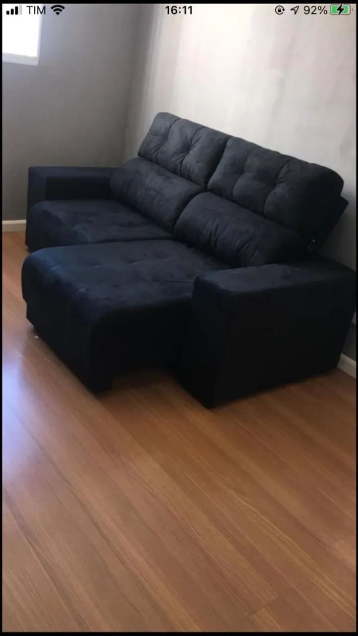 SOFA RETRATIL RECLINÁVEL 2MT NOVO DE FABRICA FRETE GRÁTIS 