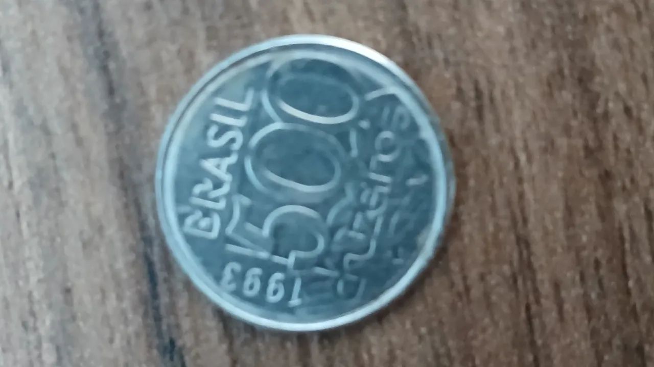 Moeda 500 cruzeiros 1993