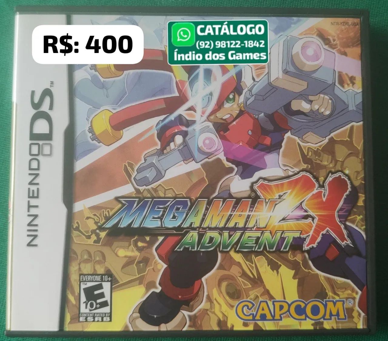 Megaman ZX Advent = R$: 400 - Jogos de Vídeo Game - Lírio do Vale