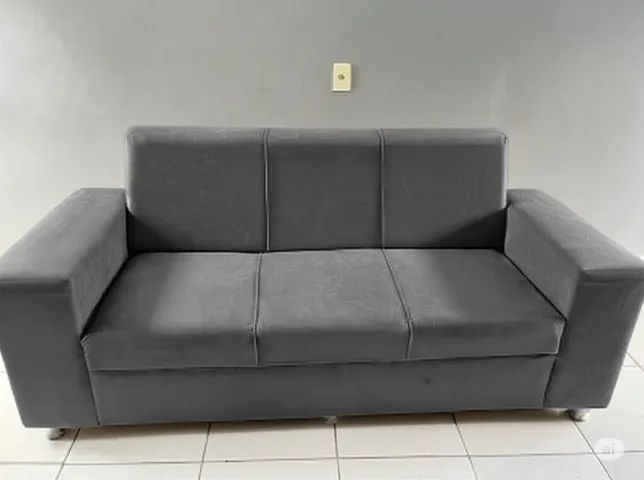 sofá 3 lugares Juruá promoção cores entrega 