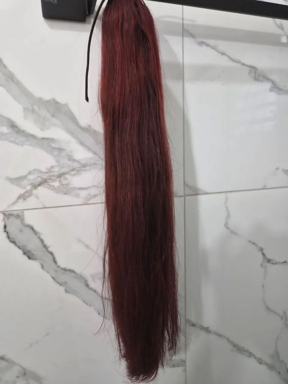 Rabo de cabelo mega Henrique cabelo humano  - Foto 3