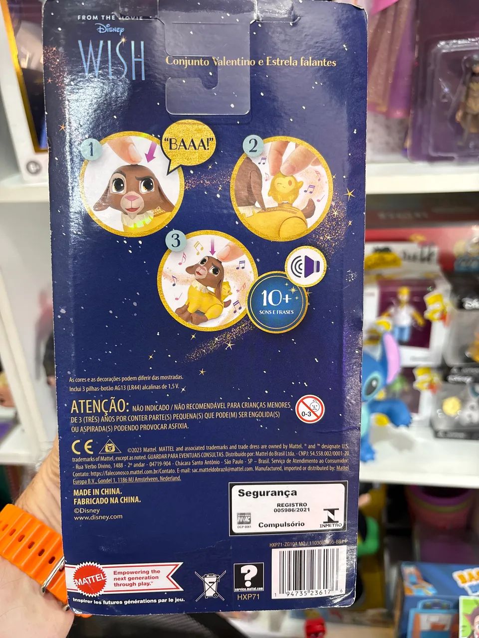 Boneco Valentino e estrela falante  - Foto 3