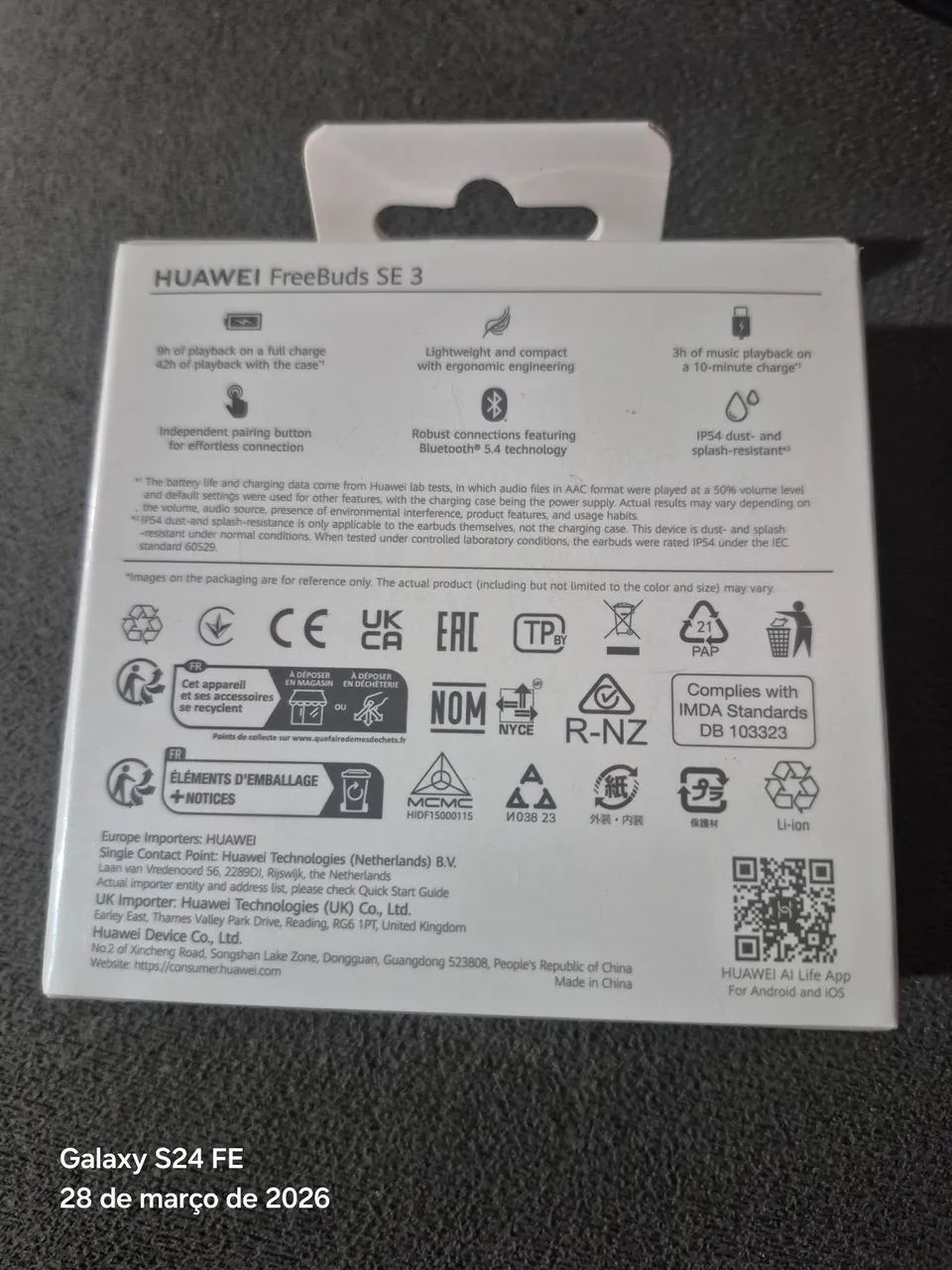 Vendo fone de ouvido Huawei  - Foto 2