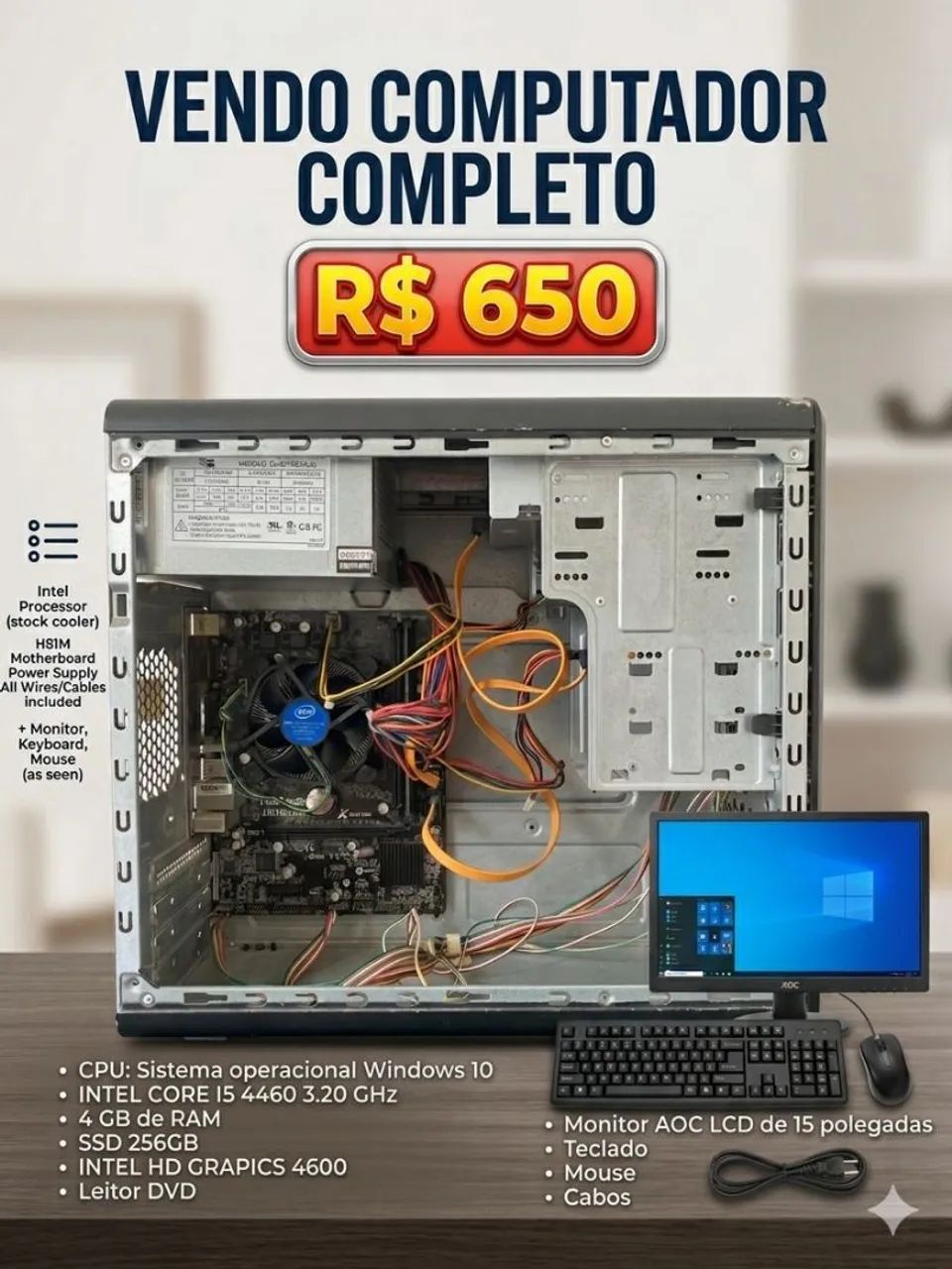 Vendo computador completo