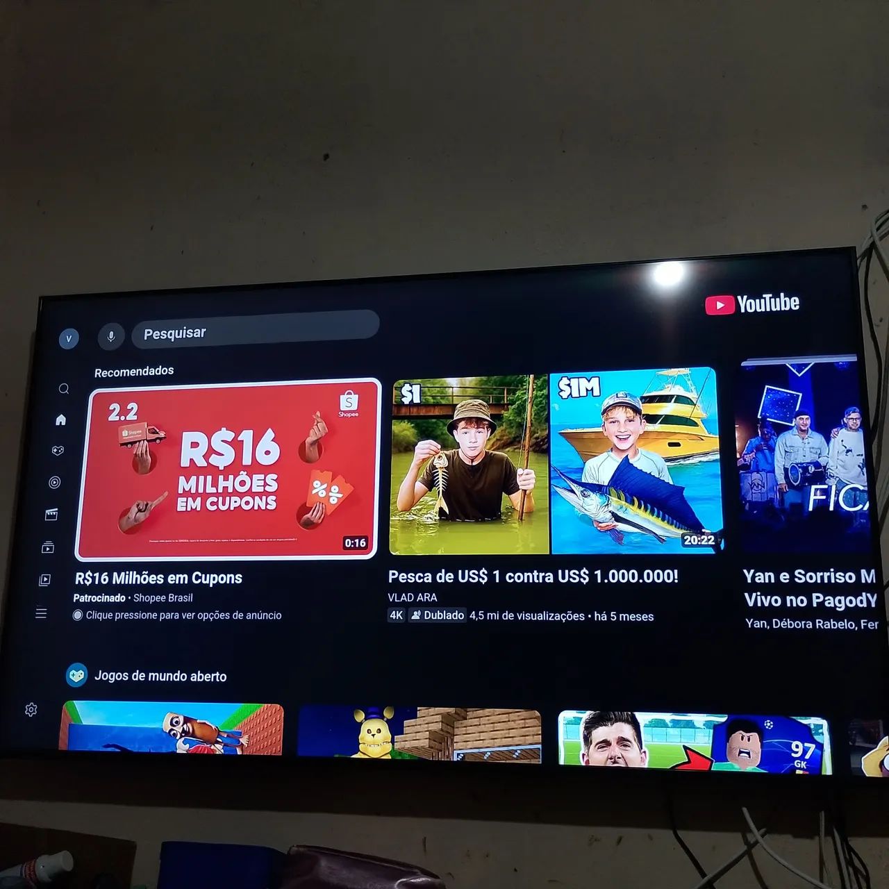 SMART TV SAMSUNG 4K 60 POLEGADAS