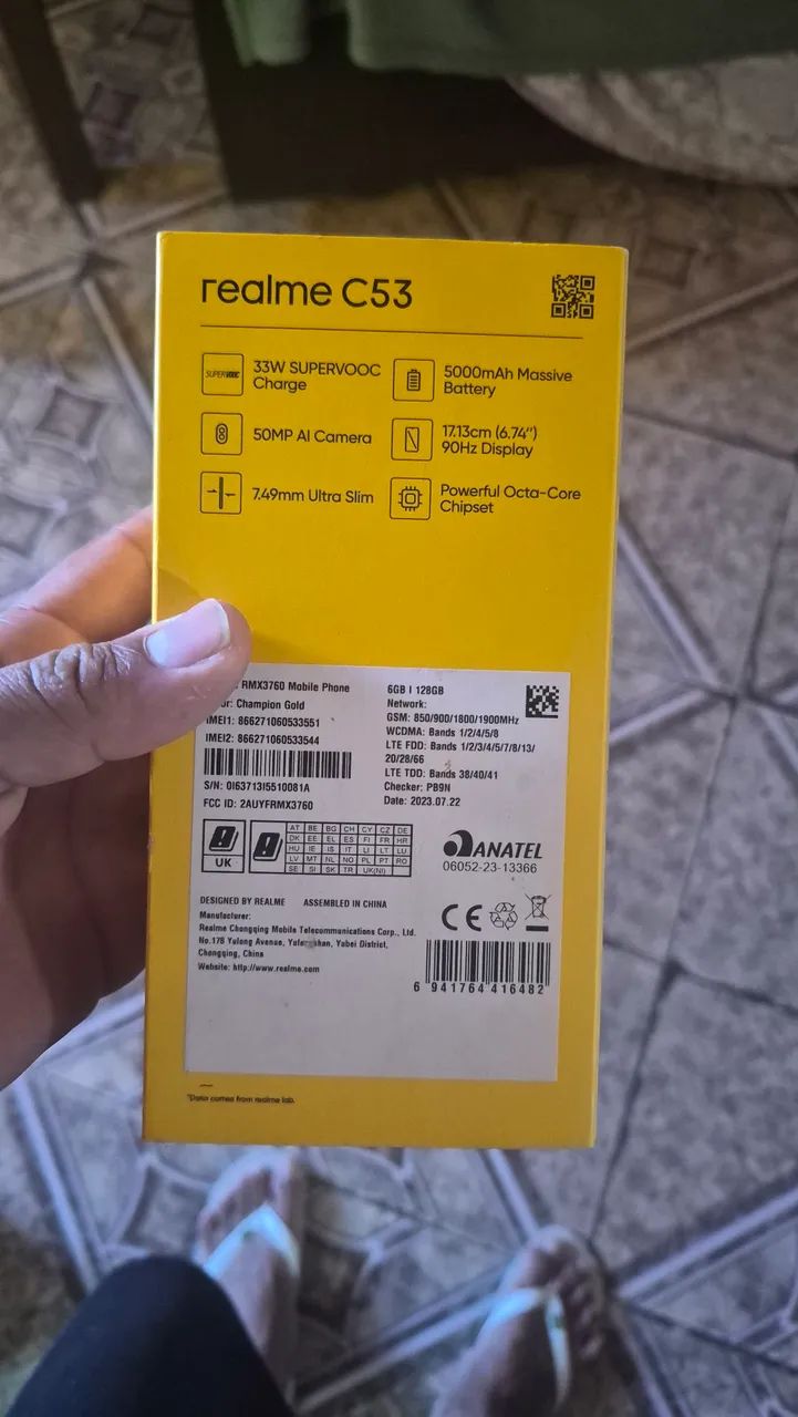 Caixa do realme c53 - Foto 4