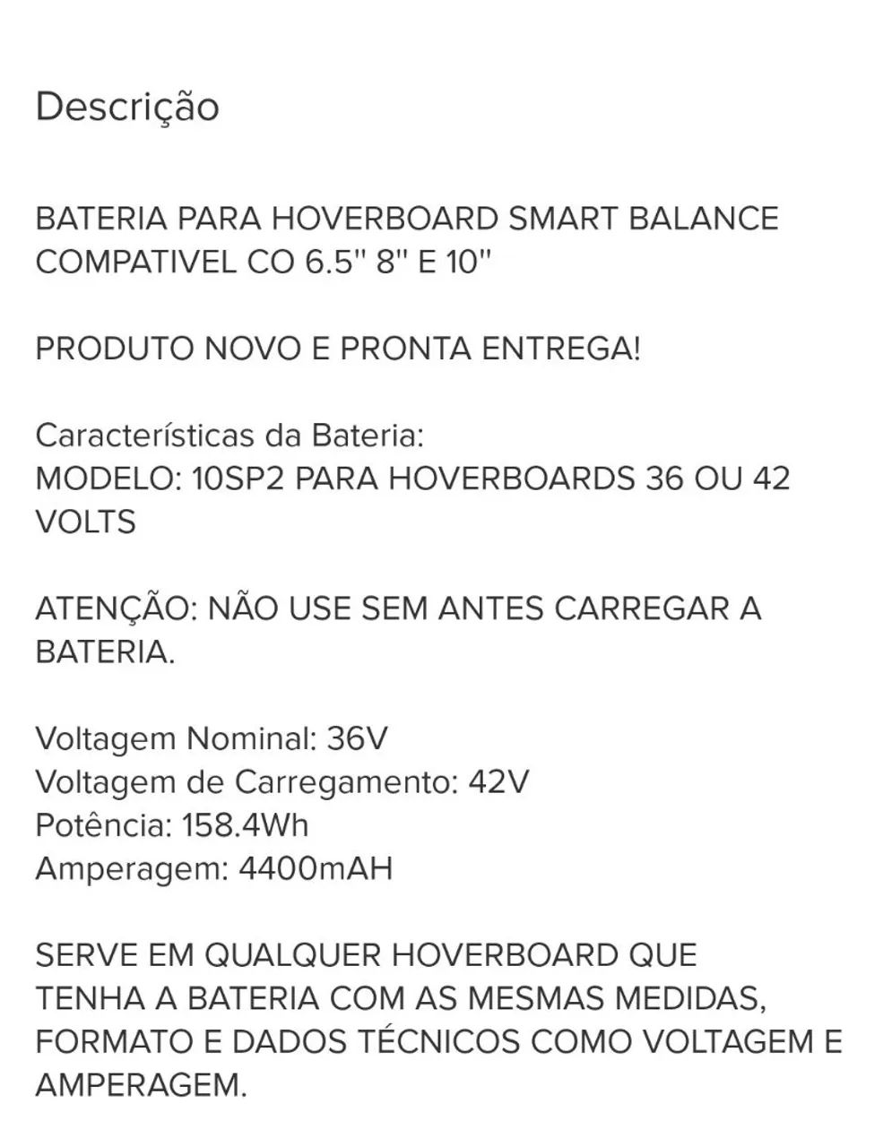 Bateria para hoverboard ( Produto Novo ) - Foto 5