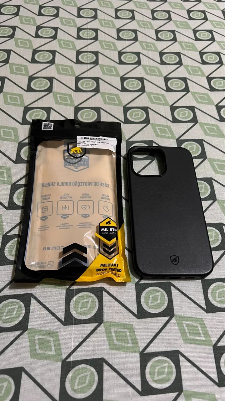 Capa para iPhone 14 Pro Max Magsafe Tech Couro - Preta - Gshield - Foto 4