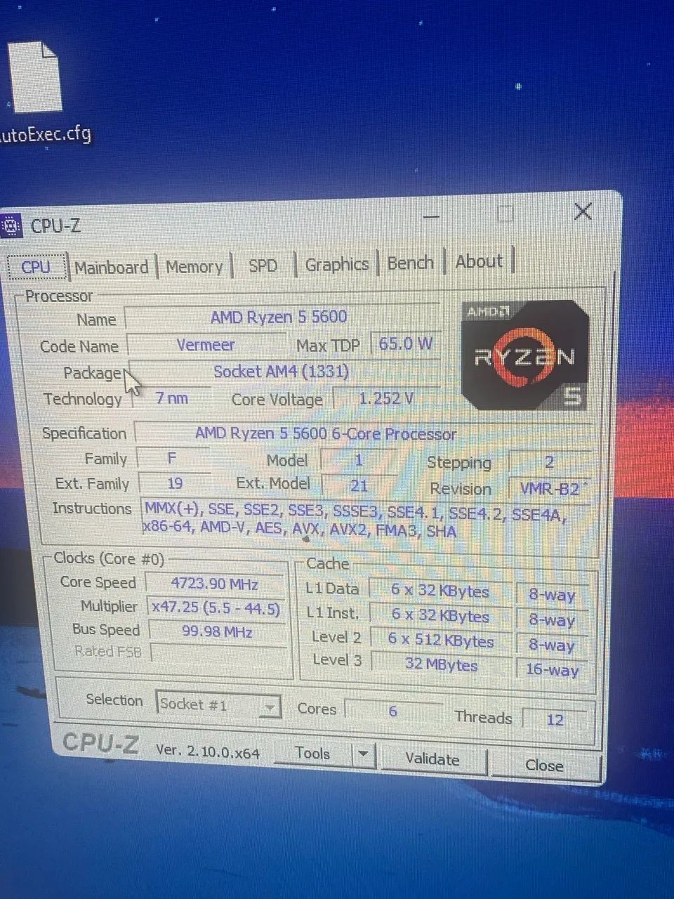 Processador ryzen 5 5600 AM4
