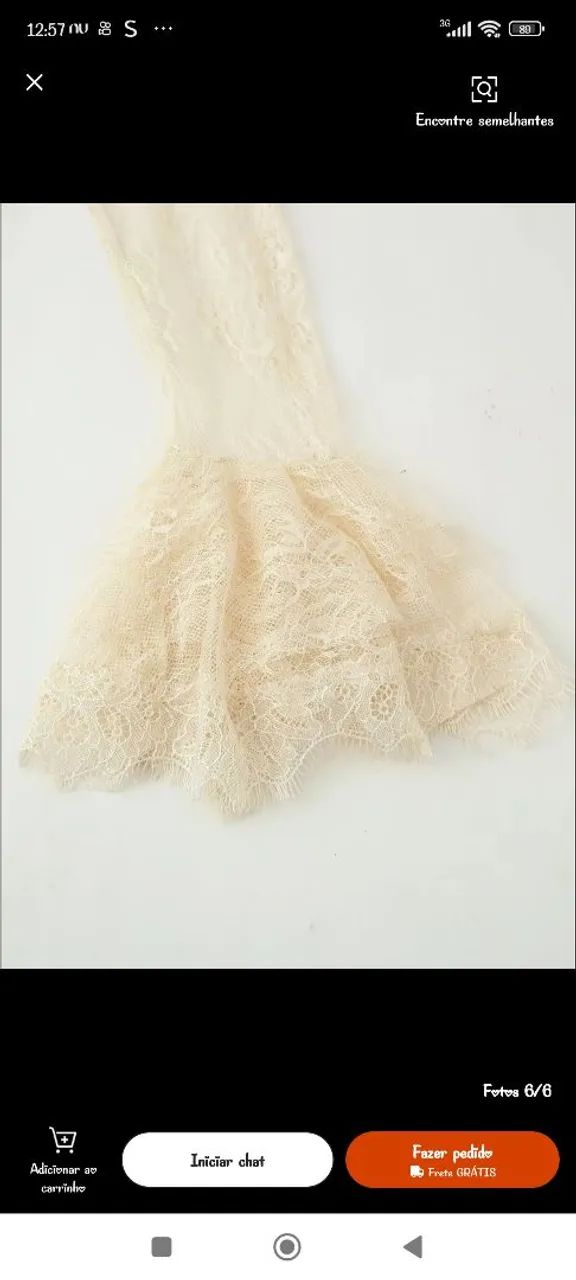 Roupas Vestido Rendado  - Foto 4