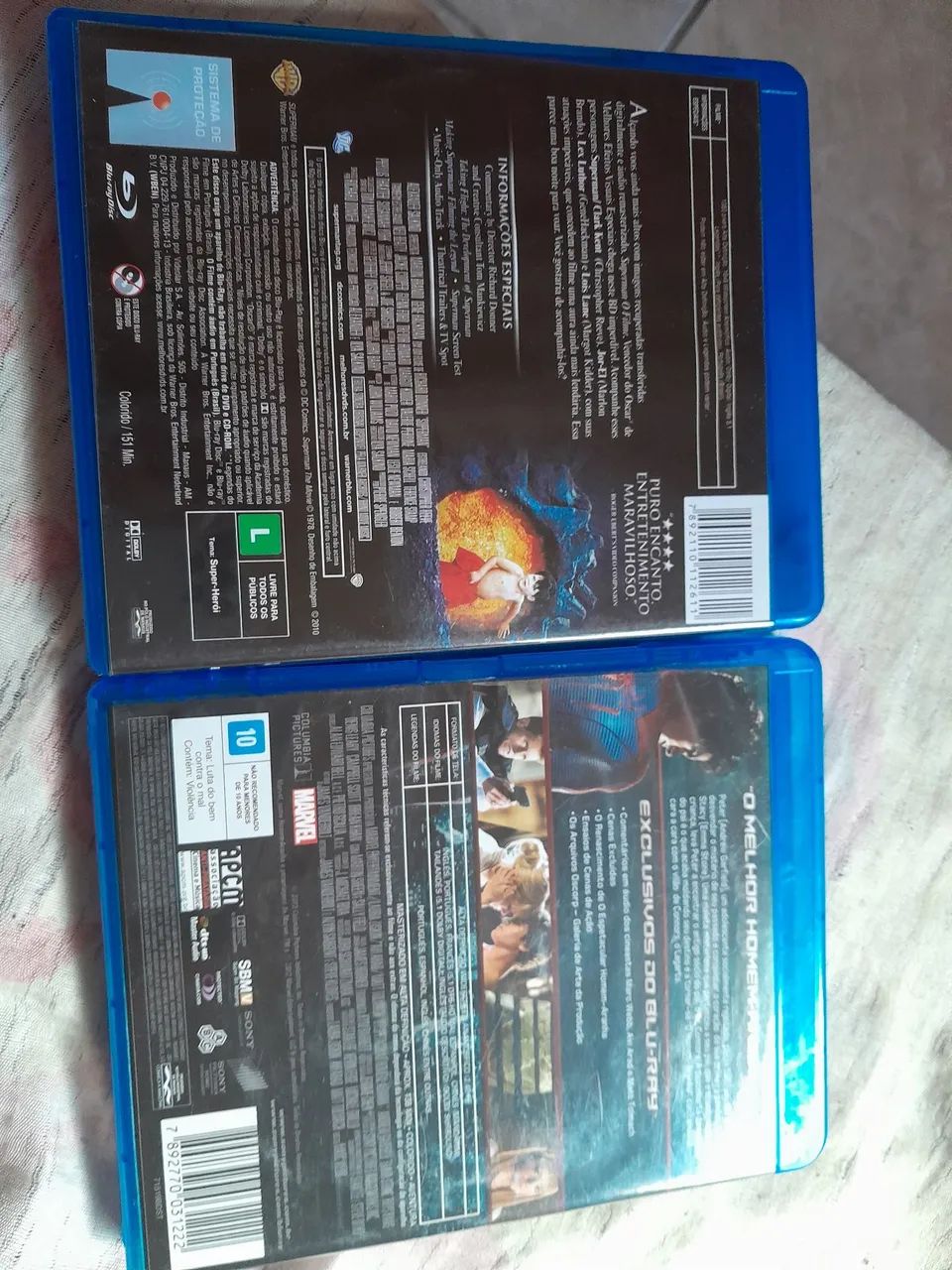 Coleção Blu-rays - Superman + Homem-Aranha - Kit - Foto 2