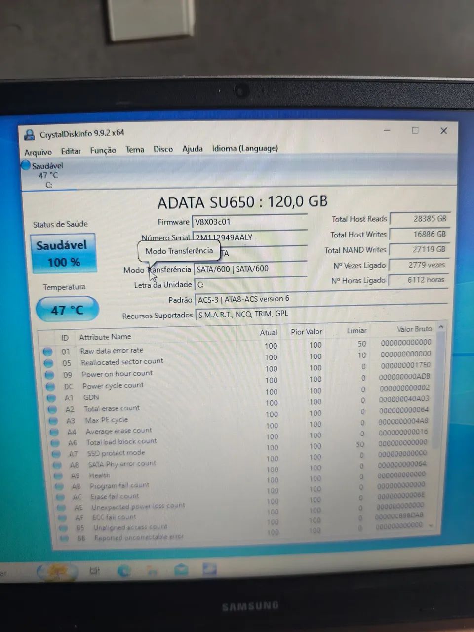 Notebook Samsung i5 10 geração| nvidea | SSD | 8gb ram - Foto 5