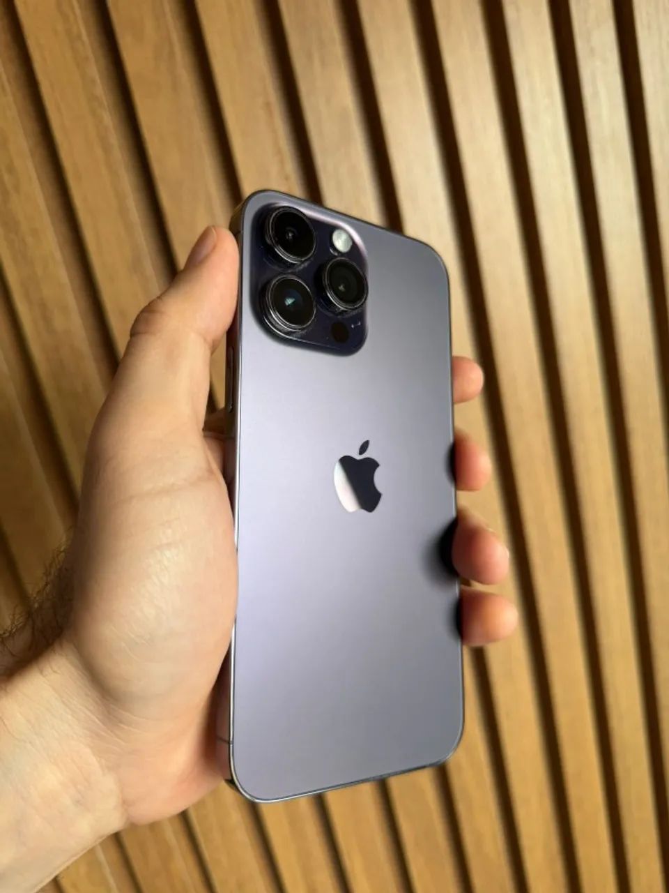 美品Apple iPhone 14 Pro 128GB Deep Purple Apple Iphone 14 Pro Max 128Gb Tela de 6.7 Polegadas Câmera 12Mp